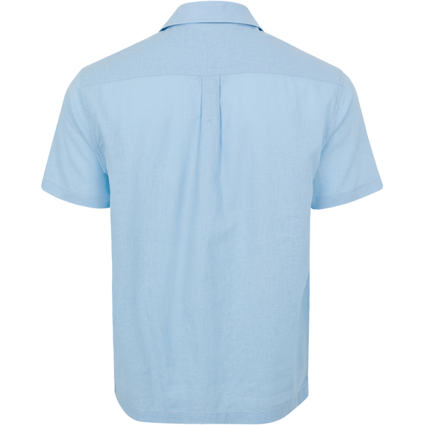 Greg Norman Driftmark Linen Short-Sleeve Button-Down