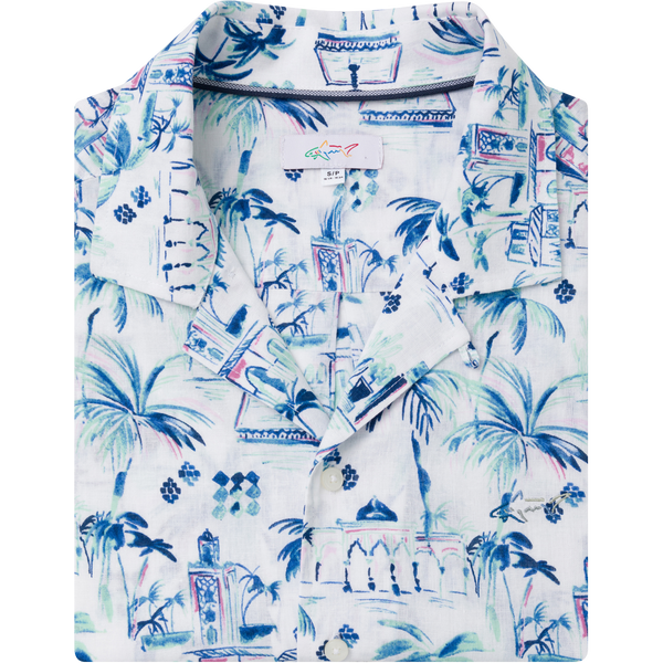 greg norman Greecian Linen Short-Sleeve Button Down