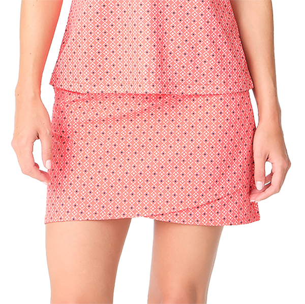 Greg Norman 18" Floral Tile Skort