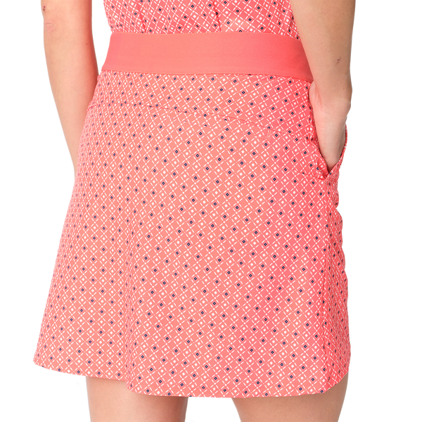 Greg Norman 18" Floral Tile Skort