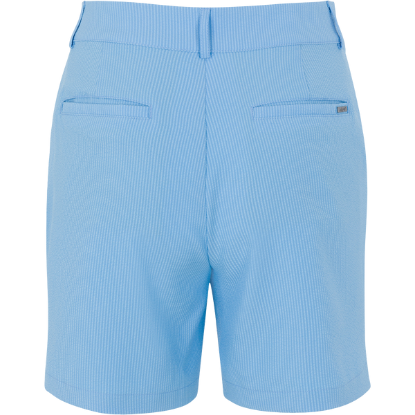 Greg Norman 6" Pleated Seersucker Short