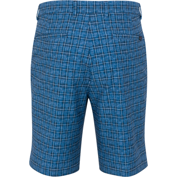 Greg Norman 9.5" Daniel Plaid Tech Short