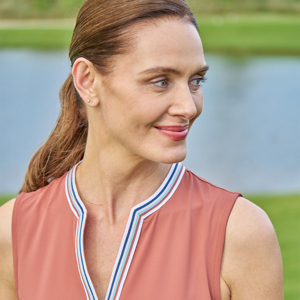 Greg Norman Ace Sleeveless Pique Polo