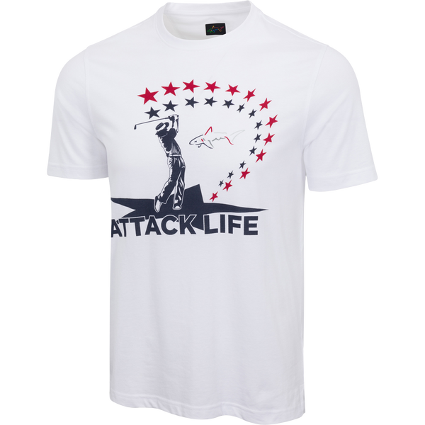 greg norman Attack Life Shark T-Shirt