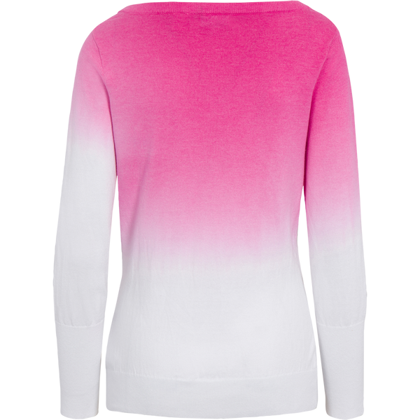 Greg Norman Boat Neck Dip Dye Sweater