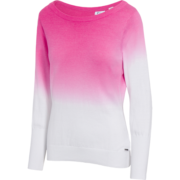 greg norman Boat Neck Dip Dye Sweater