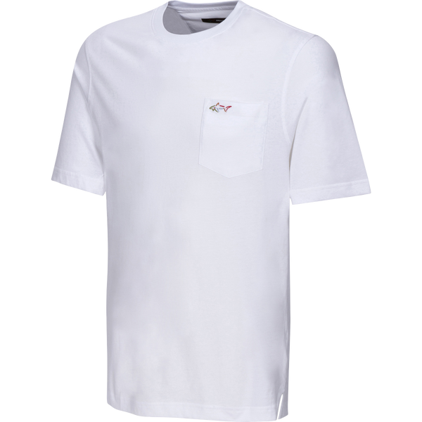 Greg Norman Chest Pocket Cotton Shark T-Shirt
