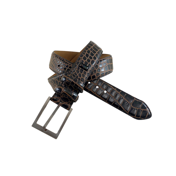 Greg Norman Crocodile Leather Belt