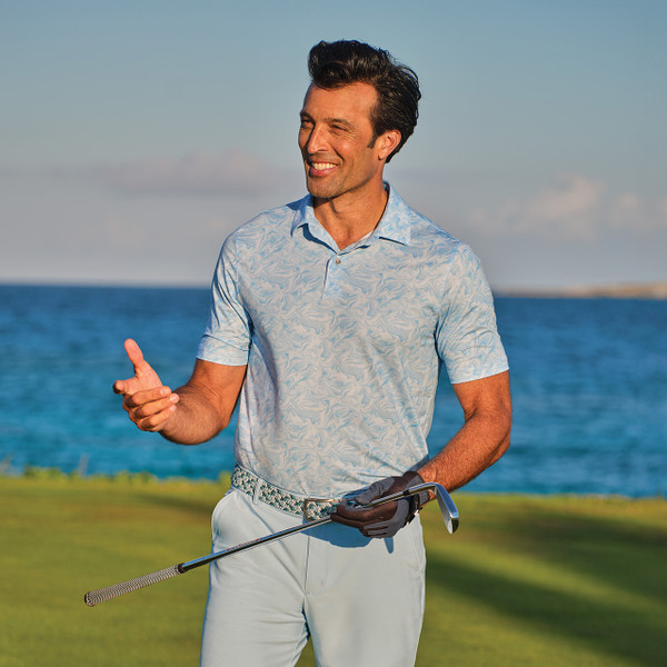 Greg Norman Deep Dive Ultra-Stretch Polo