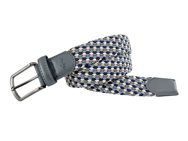 greg norman Diagonal Braided Shark Belt