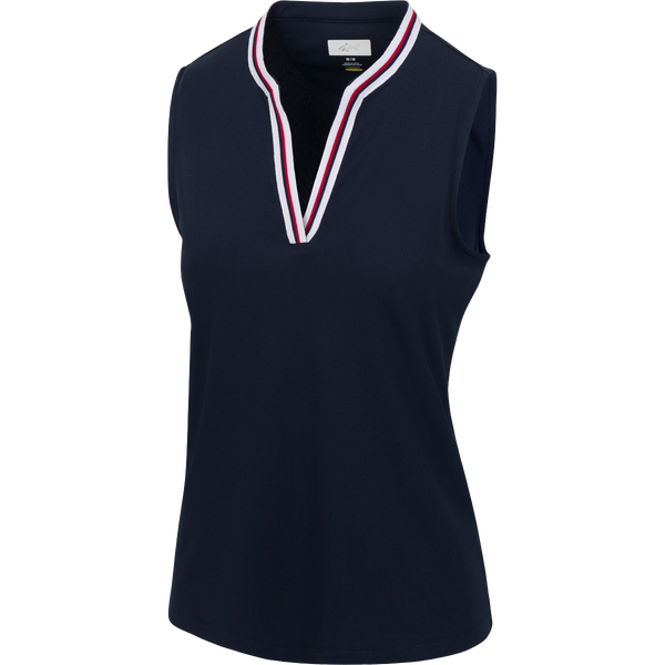 Greg Norman Dreams Sleeveless Pique Polo