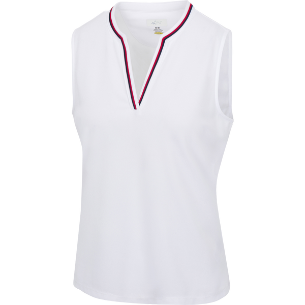 greg norman Dreams Sleeveless Pique Polo