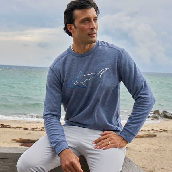 Greg Norman Great White Shark Crewneck