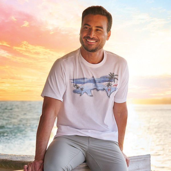 Greg Norman Island Cotton T-Shirt