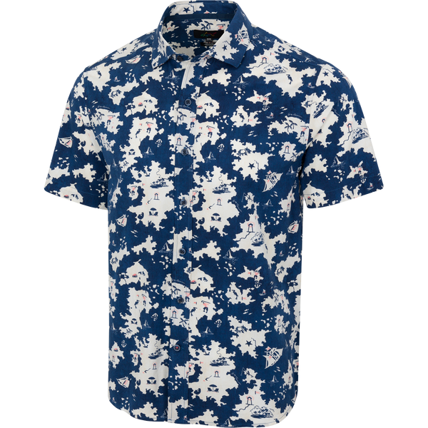 Greg Norman Island Life Short-Sleeve Button Down