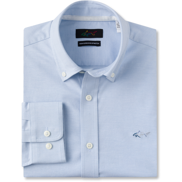 greg norman Long-Sleeve Oxford Dress Shirt