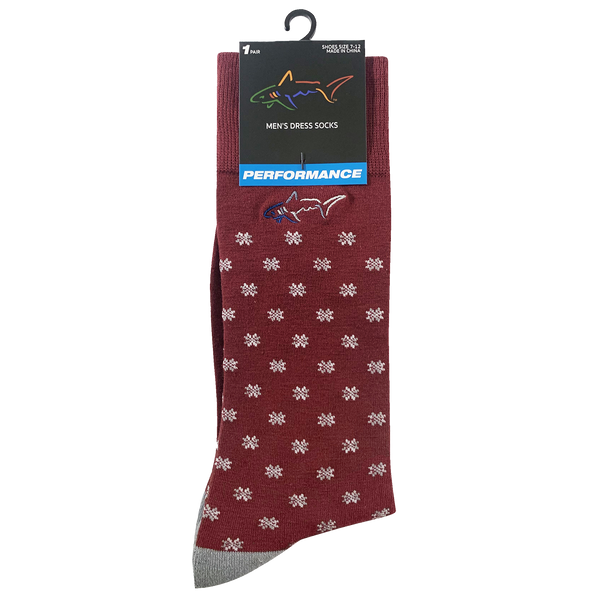 Greg Norman Men's Diamond Dress Socks