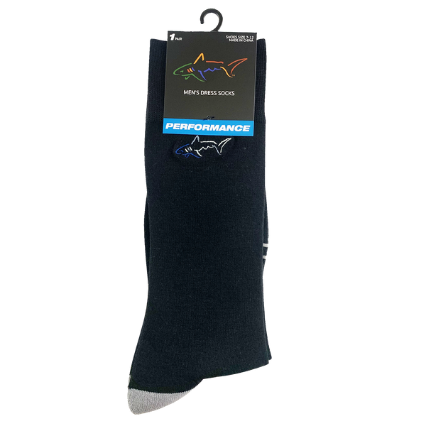 Greg Norman Men's Solid Dress Socks