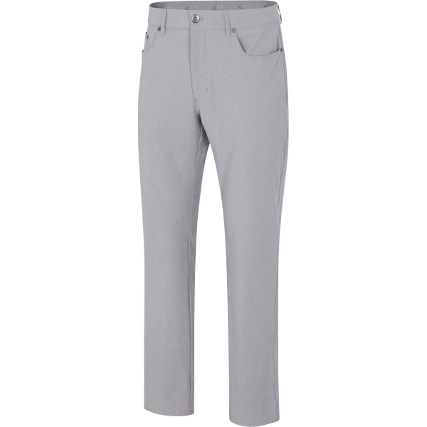 greg norman Microlux 5-Pocket Heathered Pant