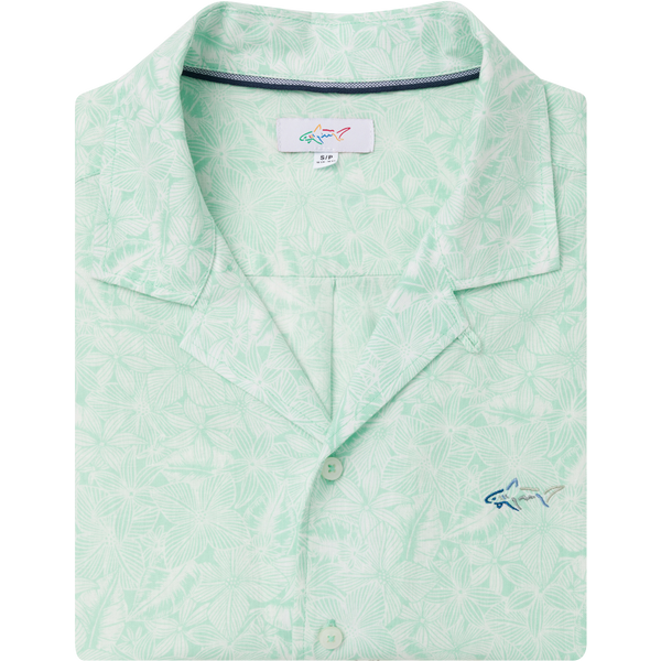 greg norman Milos Linen Short-Sleeve Button Down