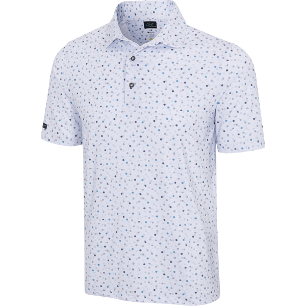greg norman ML75 Dancing Chips Stretch Polo