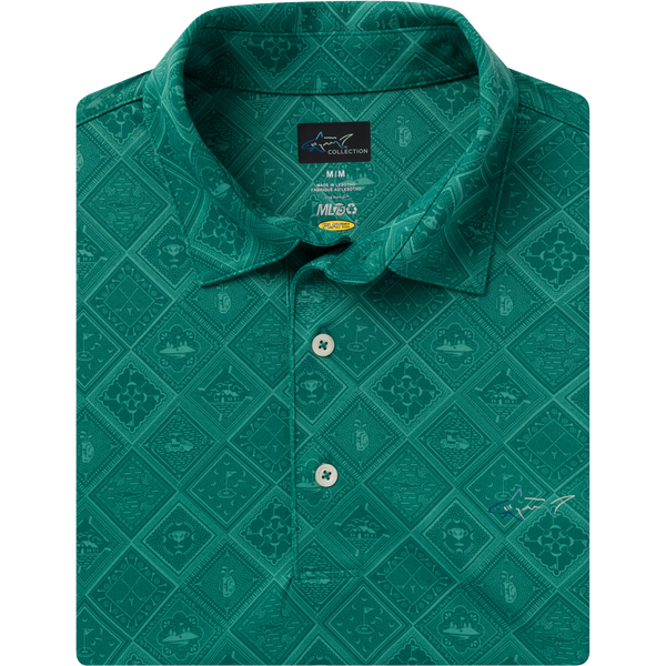 greg norman ML75 Microlux Golf Tiles Polo