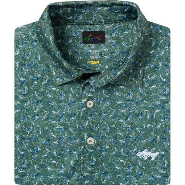 Greg Norman ML75 Shark Frenzy Polo