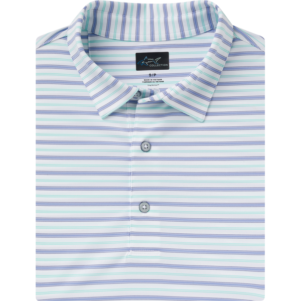 greg norman ML75 Stretch Days Off Stripe Polo