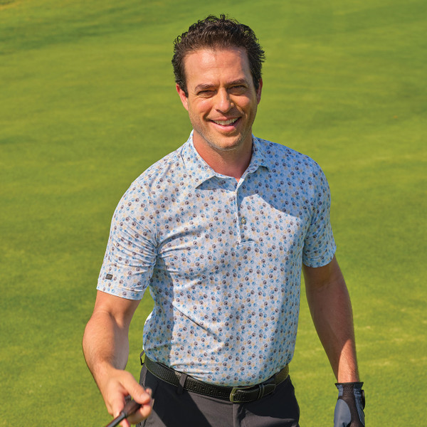Greg Norman ML75 Tee-Time Stretch Polo