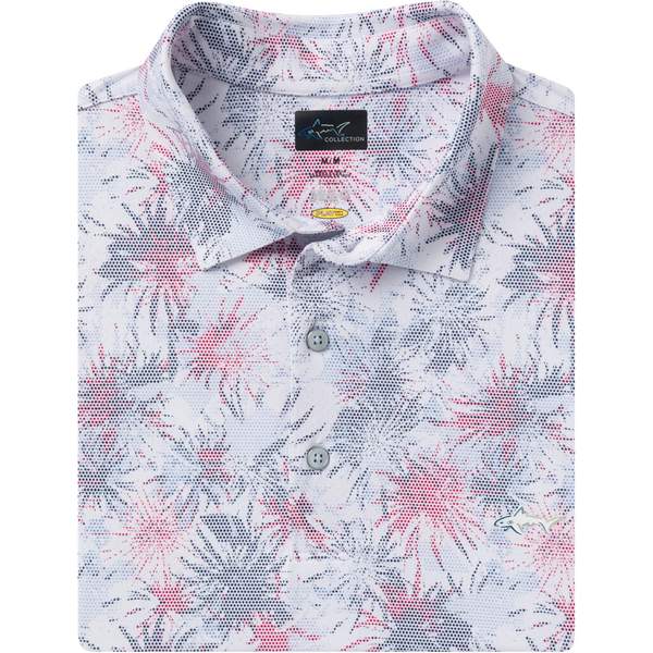 greg norman ML75 Ventilated Fireworks Polo