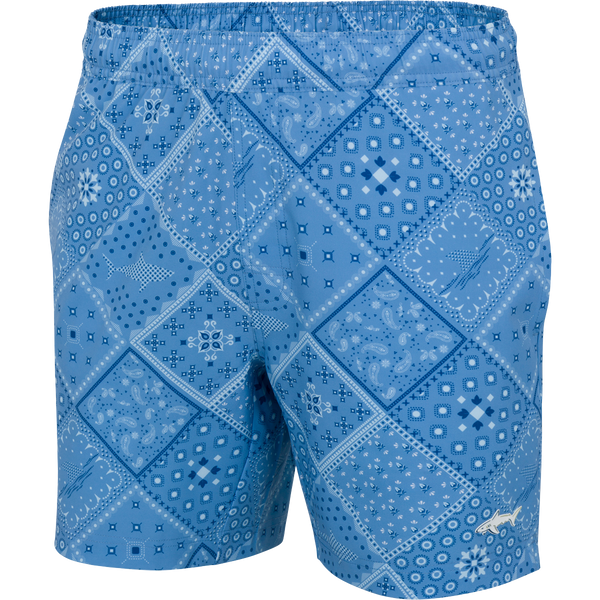 greg norman Paisley Tile Swim Trunk