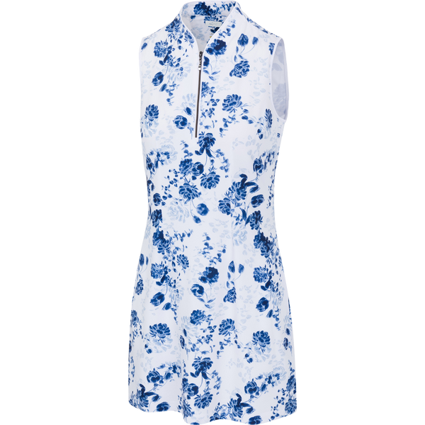 greg norman Porcelain Floral Zip Dress