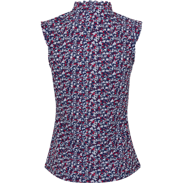 Greg Norman Prestige Camo Floral Sleeveless Polo