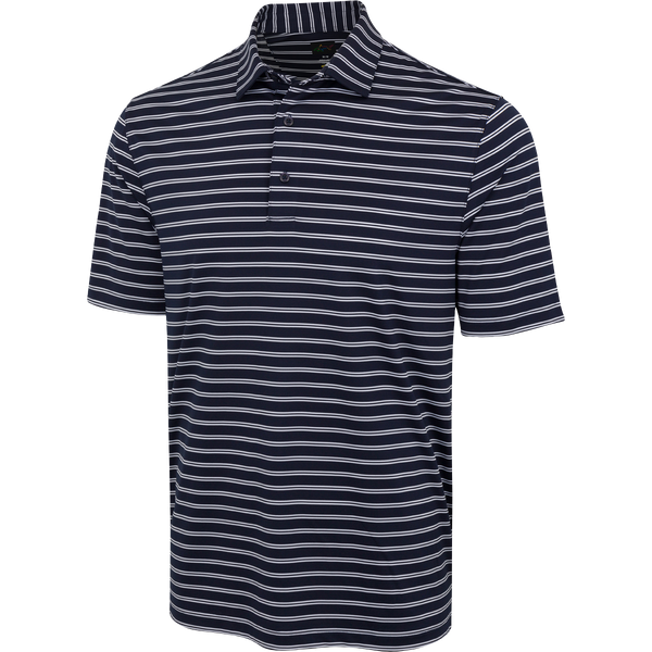 Greg Norman Railroad Stripe Polo