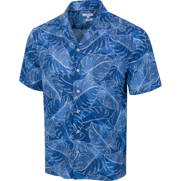 Greg Norman Rhodes Linen Short-Sleeve Button Down