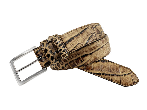 greg norman Safari Croc Belt