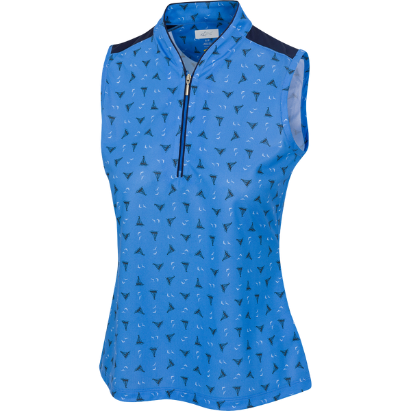 greg norman Sailboat Sleeveless Polo