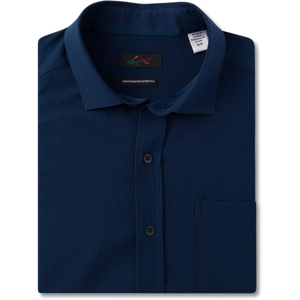 Greg Norman Seersucker Short-Sleeve Button Down