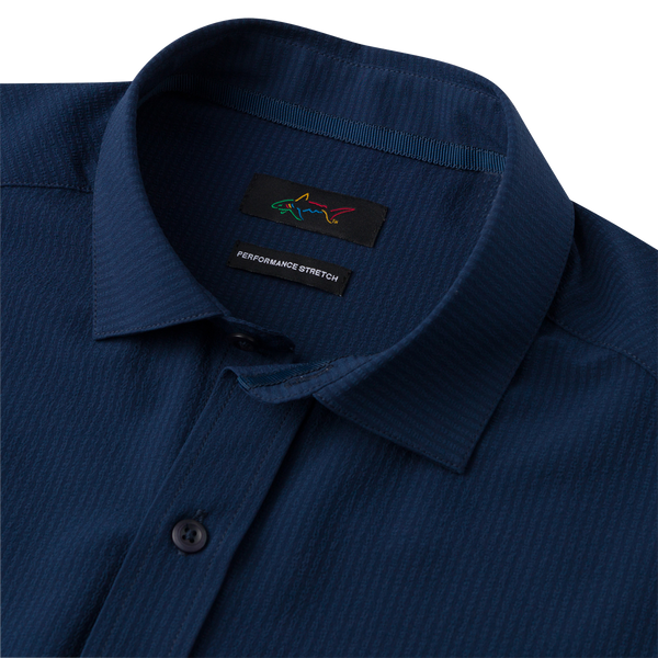 Greg Norman Seersucker Short-Sleeve Button Down