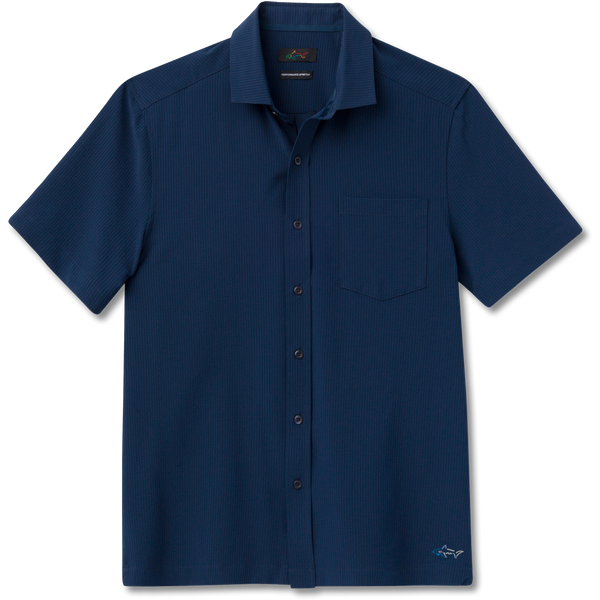 greg norman Seersucker Short-Sleeve Button Down