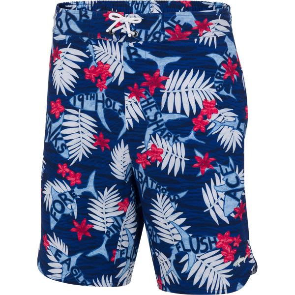 greg norman Shark Code Board Short