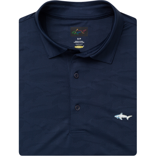 greg norman Shark Jacquard Polo