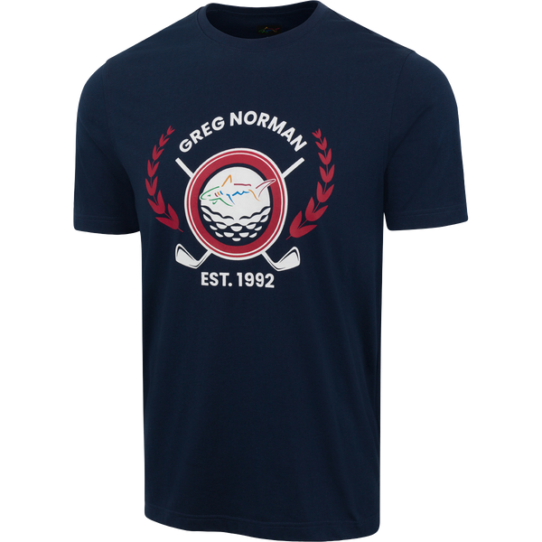 greg norman Shark Medallion T-Shirt