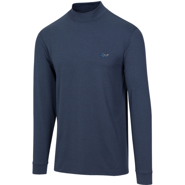 Greg Norman Signature Shark Long Sleeve Mock