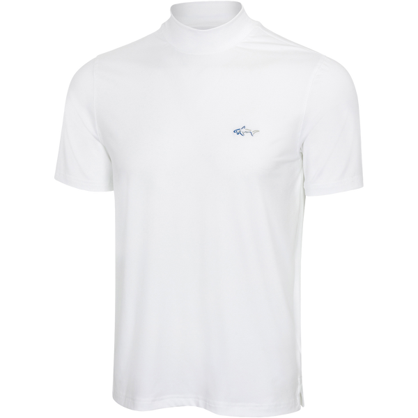 greg norman Signature Shark Short Sleeve Mock