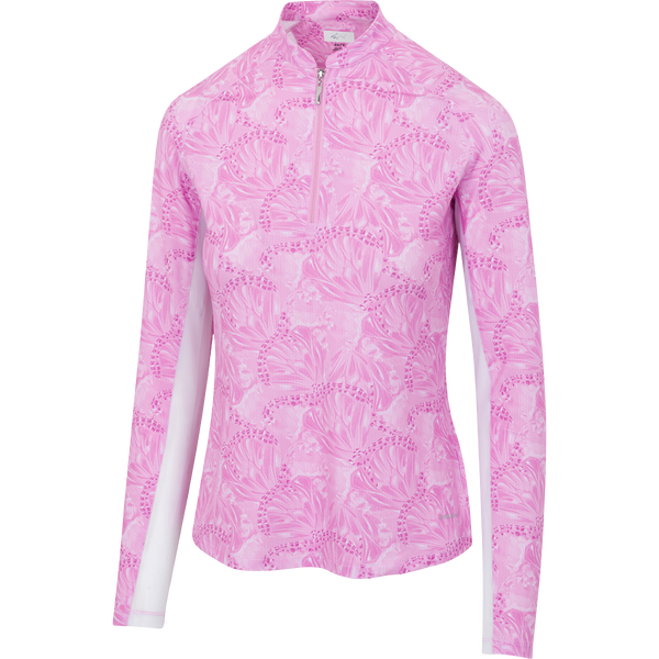 Greg Norman Sun-Protection Butterfly Quarter Zip