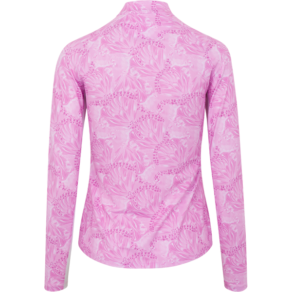 Greg Norman Sun-Protection Butterfly Quarter Zip
