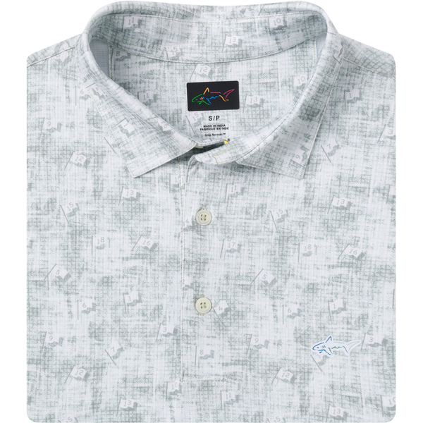 Greg Norman Ventilated Golf Flags Polo