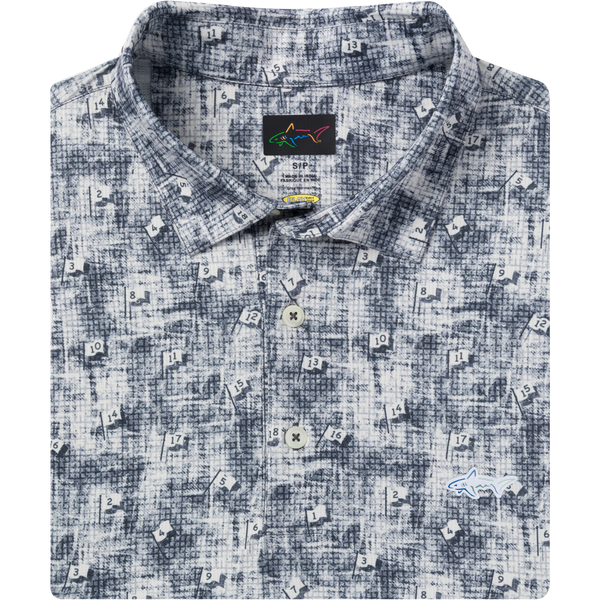 greg norman Ventilated Golf Flags Polo