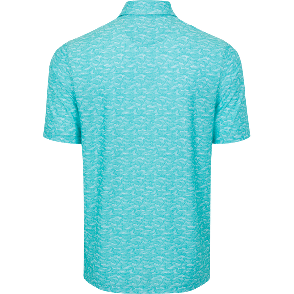 Greg Norman Ventilated Grid Shark Polo